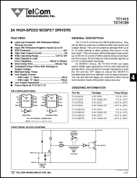 Click here to download TC1413 Datasheet