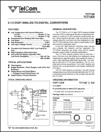 Click here to download TC7126A Datasheet