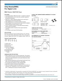 Click here to download MMZ1608D050C Datasheet