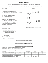 Click here to download P4KE100C Datasheet