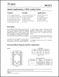 Click here to download DG213DY Datasheet