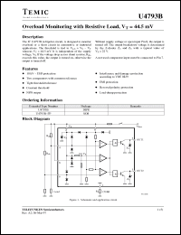 Click here to download U4793B Datasheet