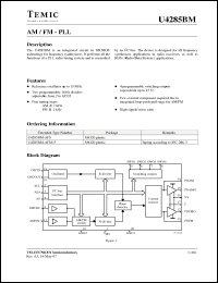 Click here to download U4285BM Datasheet