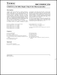 Click here to download IT83C154-16 Datasheet