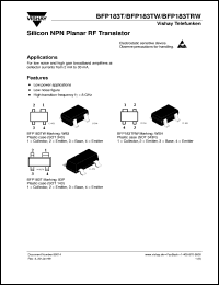 Click here to download BFP183TW Datasheet