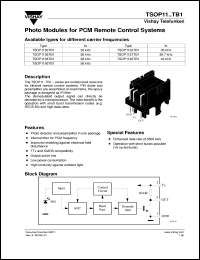 Click here to download TSOP1133TB1 Datasheet