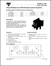 Click here to download TSOP1330TB1 Datasheet