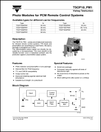 Click here to download TSOP1837PM1 Datasheet