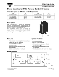 Click here to download TSOP1830QJ3V Datasheet