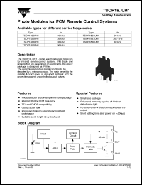 Click here to download TSOP1856UH1 Datasheet