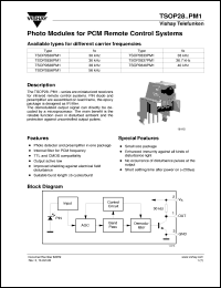 Click here to download TSOP2830PM1 Datasheet