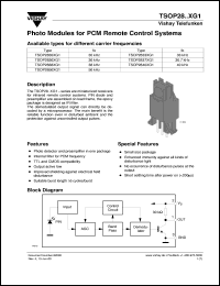 Click here to download TSOP2836XG1 Datasheet