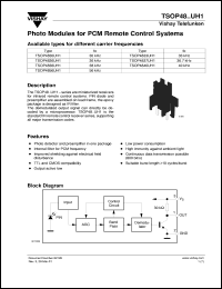 Click here to download TSOP4830UH1 Datasheet