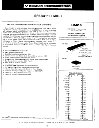 Click here to download EF6801U4PV1 Datasheet