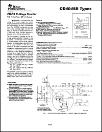 Click here to download CD4045BE Datasheet