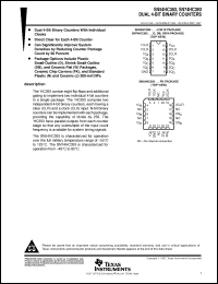 Click here to download SNJ54HC393W Datasheet