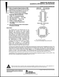 Click here to download SNJ55ALS195W Datasheet