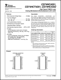 Click here to download CD54HC4351F3A Datasheet