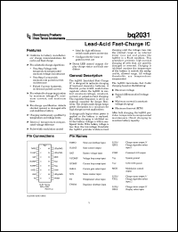 Click here to download BQ2031SN-A5TR Datasheet