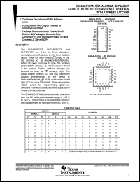 Click here to download SNJ54ALS137AFK Datasheet