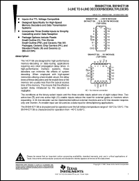 Click here to download SNJ54HCT138FK Datasheet