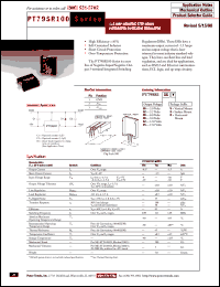 Click here to download PT79SR152S Datasheet