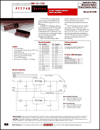 Click here to download PT7749N Datasheet