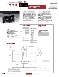 Click here to download PT7748C Datasheet