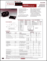 Click here to download PT6655F Datasheet