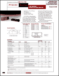 Click here to download PT6404P Datasheet