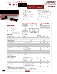 Click here to download PT6101C Datasheet