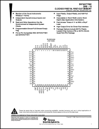 Click here to download SN74ACT7882-20FN Datasheet