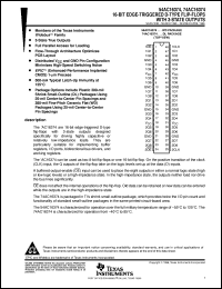 Click here to download 74AC16374DL Datasheet