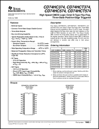 Click here to download CD74HC574M Datasheet