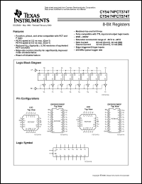 Click here to download CY54FCT574ATLMB Datasheet