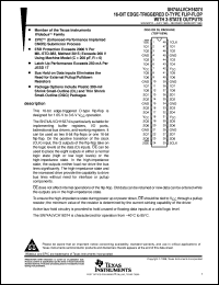 Click here to download SN74ALVCH16374DGGR Datasheet