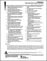 Click here to download TMS320VC5410PGE100 Datasheet