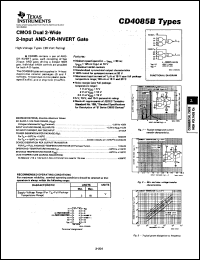 Click here to download CD4085BPWR Datasheet