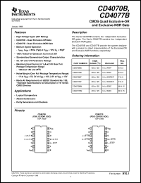 Click here to download CD4070BM Datasheet