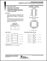 Click here to download SNJ54AS1000AW Datasheet