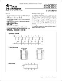 Click here to download CY74FCT573TSOCT Datasheet