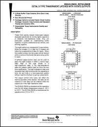 Click here to download SN74ALS563BN3 Datasheet