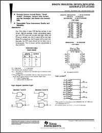 Click here to download SN74LS279ADR Datasheet