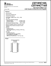 Click here to download CD74HCT165M Datasheet