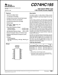 Click here to download CD74HC195M Datasheet