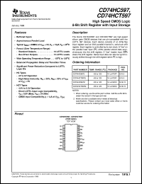 Click here to download CD54HC597F3A Datasheet