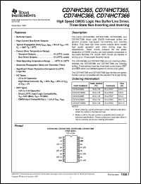 Click here to download CD74HC366M Datasheet