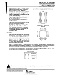 Click here to download SN74ABT245BPWR Datasheet