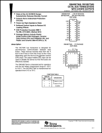 Click here to download SN74BCT640N Datasheet