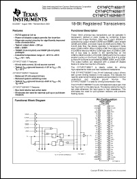 Click here to download CY74FCT162501ATPAC Datasheet